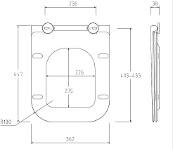Allen Brau Унитаз подвесной Liberty 4.33012.20 белый с крышкой 4.33015.20 – фотография-4