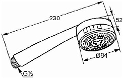 Kludi Душевая лейка "Zenta 607000500" – фотография-2