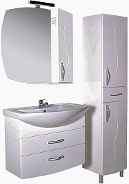 ASB-Mebel Мебель для ванной Грета 80 подвесная – фотография-3