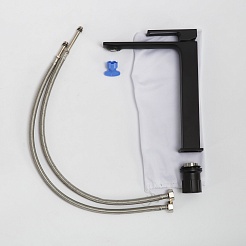 BelBagno Смеситель для накладных раковин Luce LUC-LMC-NERO-W0 чёрный – фотография-4