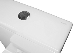Azario Унитаз-компакт Iris AZ-8353 безободковый с бачком с сиденьем микролифт белый – фотография-11