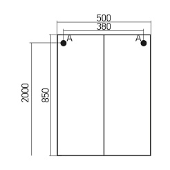 Mixline Шкаф навесной Универсал 50 – фотография-2