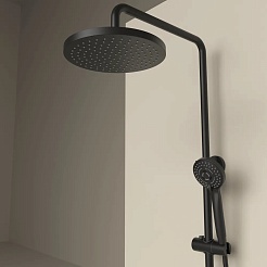 Sancos Душевая система Teo с термостатом черный SC11002MB – фотография-5