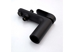 Aquatek Смеситель на борт ванны Ника AQ1844MB черный матовый – фотография-2