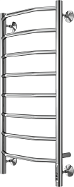 Terminus Полотенцесушитель электрический Виктория П8 400x850 хром – фотография-2