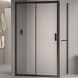 RGW Душевой уголок Passage PA-76-1B (PA-016B + Z-060-2B) 170x80 профиль черный стекло прозрачное