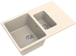 Ewigstein Мойка кухонная Gerd 60KF крем – фотография-1