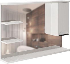 Mixline Мебель для ванной Этьен 100 R Нелли белая – фотография-11