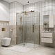 Grossman  Душевой уголок Classic 120x80x195 профиль золото сатин стекло прозрачное – фотография-12