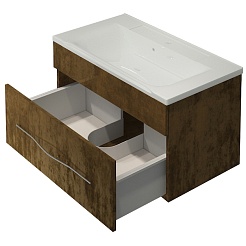 Какса-а Мебель для ванной Редиссон 80 золото – фотография-6