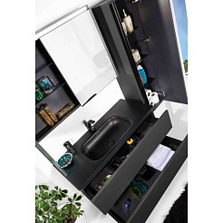 Boheme Пенал Vallessi 120*35*28,5cm Антрацит матовый – фотография-3