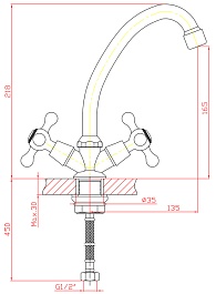 Zollen Смеситель Bamberg BA75620232 – фотография-3