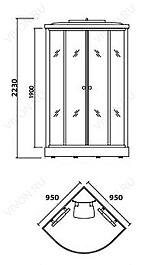 Appollo Душевая кабина GUCI-859 – фотография-4
