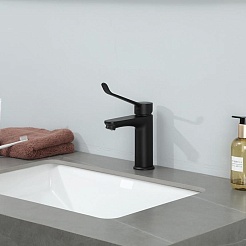 Gappo Смеситель для раковины G21-6 G1021-6 черный – фотография-3