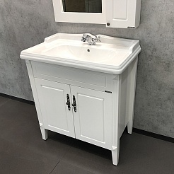 Comforty Мебель для ванной Палермо 80 белая – фотография-6