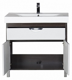 Aquanet Тумба с раковиной "Гретта 90" венге (177068) – фотография-4