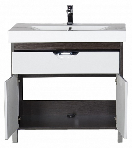 Aquanet Тумба с раковиной "Гретта 90" венге (177068) – фотография-4