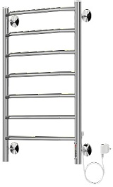 Terminus Полотенцесушитель электрический Виктория П7 450х750 диммер справа – фотография-1