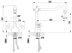 Lemark Смеситель "Standard LM2109C" для кухни – фотография-2