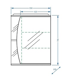 Stella Polare Мебель для ванной Концепт 55 – фотография-13
