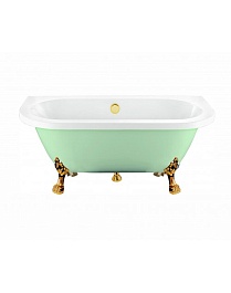 Фэма Акриловая ванна "Elena 168", ножки золото, покрытие RAL металлик  – фотография-4