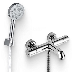 Aquatek Душевой комплект Термостат для ванны с душем Вега AQ1043CR хром/AQ2030CR хром – фотография-1