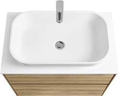 Акватон Столешница под раковину Либерти 75 белая – фотография-3