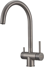 Milacio Смеситель для кухни Ultra MCU.554.GM вороненая сталь – фотография-2