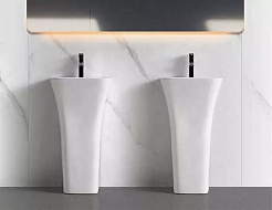 Ceruttispa Раковина напольная Luca 45 CT7283 белая – фотография-11