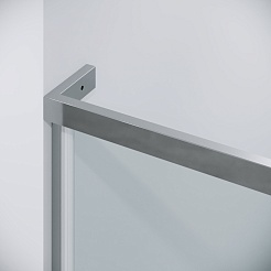 Grossman  Душевой уголок Pragma 110x80x195 профиль хром стекло прозрачное – фотография-4