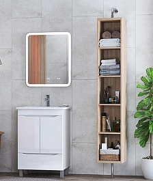 Vigo Тумба с раковиной Grani 750-2-1 белая – фотография-4