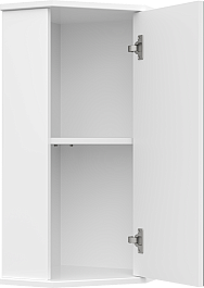 Misty Зеркальный шкаф Лилия 34 угловой белый – фотография-6