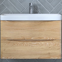 Velvex Тумба под раковину Clay 80 дуб верона – фотография-1