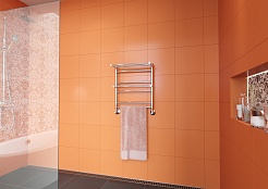 Lemark Полотенцесушитель водяной Lemark Pramen П7 500x600 хром – фотография-3