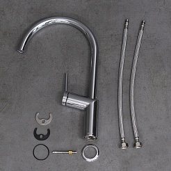 Lemark Смеситель для кухни Minima LM3805C хром – фотография-5