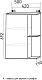 Mixline Мебель для ванной Стандарт 55 L – фотография-20