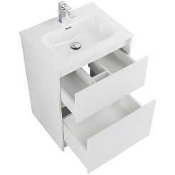 BelBagno Мебель для ванной Kraft 60 напольная Bianco Opaco раковина BB600ETL – фотография-13