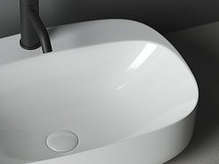 Ceramicanova Мебельная раковина Element 59 CN5012 белая – фотография-2