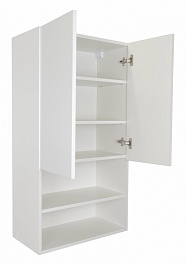 Misty Шкаф над стиральной машиной Амур 60 с полками – фотография-3