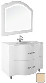 Водолей Мебель для ванной Ариадна 106 Бежевая, Оттавия  – фотография-1