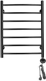 Domoterm Полотенцесушитель электрический Калипсо П7 500x700 ЧРН ER черный – фотография-1