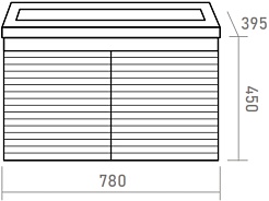 Brevita Мебель для ванной Catania 80 белая – фотография-11