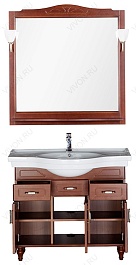 Aquanet Мебель для ванной Амелия H 100 орех (179460) – фотография-5