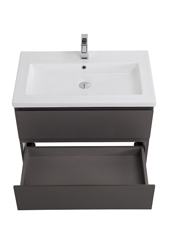 BelBagno Тумба под раковину Kraft 75 подвесная Темно-Серый матовый – картинка-7