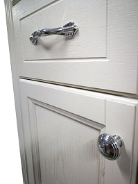 ValenHouse Тумба с раковиной Эллина 120 слоновая кость, фурнитура хром – фотография-3