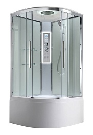 Avacan Душевая кабина 100/100 EM5010LEDT прозрачная – фотография-1