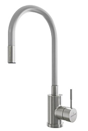 Mixline Смеситель для кухни 35k MLSS-0325 серый – фотография-1