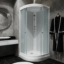 Triton Душевая кабина Риф А 90x90 с крышей – фотография-12