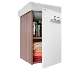 Водолей Мебель для ванной Мона 50 R ясень – фотография-2