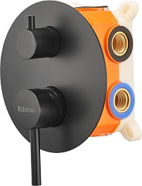 Milacio Душевая система Ultra MCU.150.MB черная матовая – фотография-3